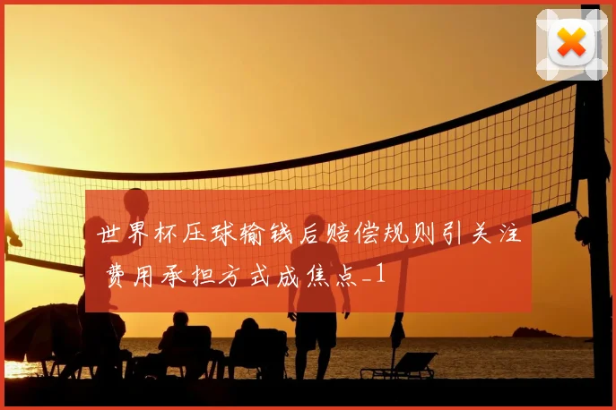 世界杯压球输钱后赔偿规则引关注 费用承担方式成焦点_1